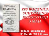 Debata uczniowska o Konstytucji 3 maja