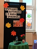Spotkanie autorskie z pani� Mari� �pikowsk�