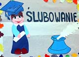 Smerfne pasowanie na ucznia