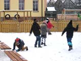 Zimowe szalestwa na dworze